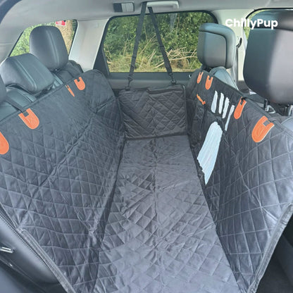 Luxury 4-in-1 Waterproof Dog Car Seat Cover – Back Seat & Boot Protector